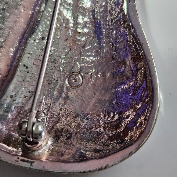 *Sale* Vintage Avon Celia Sebiri's Sculptural Wings Silver Tone Brooch - Picture 10 of 10